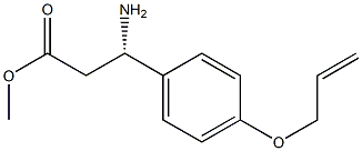 METHYL (3S)-3-AMINO-3-(4-PROP-2-ENYLOXYPHENYL)PROPANOATE Struktur