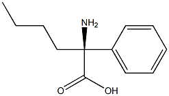 (2S)-2-AMINO-2-PHENYLHEXANOIC ACID Struktur