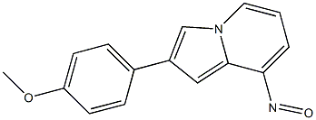 2-(4-METHOXY-PHENYL)-8-NITROSO-INDOLIZINE Struktur