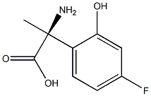 (2S)-2-AMINO-2-(4-FLUORO-2-HYDROXYPHENYL)PROPANOIC ACID Struktur