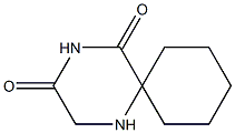 1,4-DIAZASPIRO[5.5]UNDECANE-3,5-DIONE Struktur