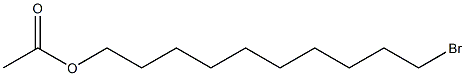 10-ACETOXY-1-BROMODECANE Struktur