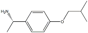 (1S)-1-[4-(2-METHYLPROPOXY)PHENYL]ETHYLAMINE Struktur