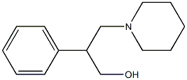 2-PHENYL-3-PIPERIDIN-1-YL-PROPAN-1-OL Struktur