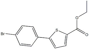 ETHYL 5-(4-BROMOPHENYL)THIOPHENE-2-CARBOXYLATE Struktur