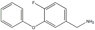 4-FLUORO-3-PHENOXYBENZYLAMINE Struktur