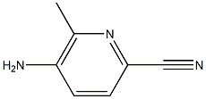 5-AMINO-6-METHYLPYRIDINE-2-CARBONITRILE Struktur