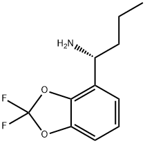 (1R)-1-(2,2-DIFLUOROBENZO[D]1,3-DIOXOLEN-4-YL)BUTYLAMINE Struktur