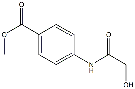 METHYL 4-(GLYCOLOYLAMINO)BENZOATE Struktur