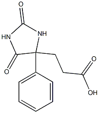 3-(2,5-DIOXO-4-PHENYL-IMIDAZOLIDIN-4-YL)-PROPIONIC ACID Struktur