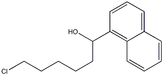 6-CHLORO-1-(1-NAPHTHYL)-1-HEXANOL Struktur