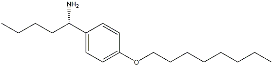 (1S)-1-(4-OCTYLOXYPHENYL)PENTYLAMINE Struktur