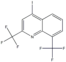 2,8-BIS(TRIFLUOROMETHYL)-4-IODOQUINOLINE Struktur