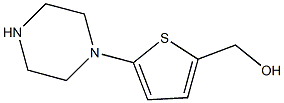 (5-PIPERAZIN-1-YLTHIEN-2-YL)METHANOL Struktur