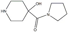 (4-HYDROXY-PIPERIDIN-4-YL)-PYRROLIDIN-1-YL-METHANONE Struktur