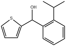 2-ISOPROPYLPHENYL-(2-THIENYL)METHANOL Struktur