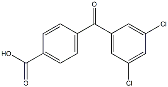 4-(3,5-DICHLOROBENZOYL)BENZOIC ACID Struktur