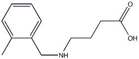 4-[(2-METHYLBENZYL)AMINO]BUTANOIC ACID Struktur