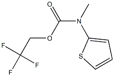 2,2,2-TRIFLUOROETHYL THIEN-2-YLMETHYLCARBAMATE Struktur