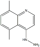 5,8-DIMETHYL-4-HYDRAZINOQUINOLINE Struktur