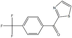 2-(4-TRIFLUOROMETHYLBENZOYL)THIAZOLE Struktur