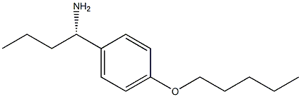 (1S)-1-(4-PENTYLOXYPHENYL)BUTYLAMINE Struktur