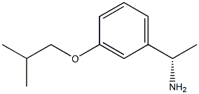 (1S)-1-[3-(2-METHYLPROPOXY)PHENYL]ETHYLAMINE Struktur