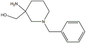 (3-AMINO-1-BENZYLPIPERIDIN-3-YL)METHANOL Struktur