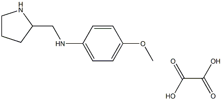 (4-METHOXY-PHENYL)-PYRROLIDIN-2-YLMETHYL-AMINE, OXALIC ACID Struktur