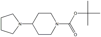 TERT-BUTYL 4-PYRROLIDIN-1-YLPIPERIDINE-1-CARBOXYLATE Struktur