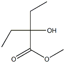 2-ETHYL-2-HYDROXY-BUTYRIC ACIDMETHYL ESTER Struktur