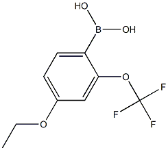 4-ETHOXY-2-TRIFLUOROMETHOXYPHENYLBORONIC ACID Struktur