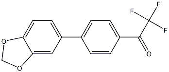 4'-[3,4-(METHYLENEDIOXY)PHENYL]-2,2,2-TRIFLUOROACETOPHENONE Struktur