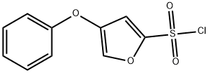 4-PHENOXYFURAN-2-SULFONYL CHLORIDE Struktur