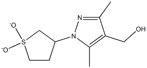 [1-(1,1-DIOXIDOTETRAHYDROTHIEN-3-YL)-3,5-DIMETHYL-1H-PYRAZOL-4-YL]METHANOL Struktur