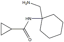 N-[1-(AMINOMETHYL)CYCLOHEXYL]CYCLOPROPANECARBOXAMIDE Struktur