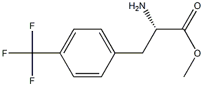 METHYL (2S)-2-AMINO-3-[4-(TRIFLUOROMETHYL)PHENYL]PROPANOATE Struktur