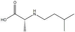 (2R)-2-[(3-METHYLBUTYL)AMINO]PROPANOIC ACID Struktur