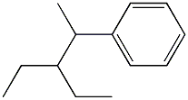 (2-ETHYL-1-METHYLBUTYL)BENZENE Struktur