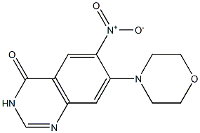 7-MORPHOLIN-4-YL-6-NITROQUINAZOLIN-4(3H)-ONE Struktur