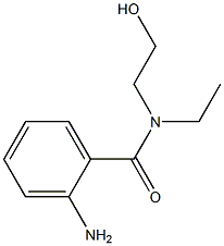 2-AMINO-N-ETHYL-N-(2-HYDROXYETHYL)BENZAMIDE Struktur