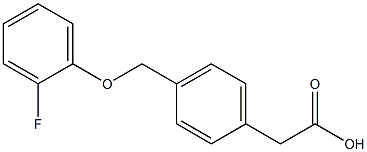 [4-(2-FLUORO-PHENOXYMETHYL)-PHENYL]-ACETIC ACID Struktur