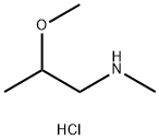 (2-METHOXY-PROPYL)-METHYL-AMINEHYDROCHLORIDE Struktur