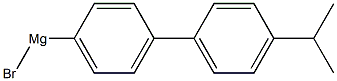 4-(4-ISOPROPYLPHENYL)PHENYLMAGNESIUM BROMIDE Struktur