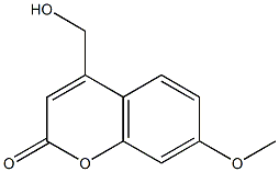 4-(HYDROXYMETHYL)-7-METHOXY-2H-CHROMEN-2-ONE Struktur