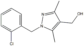 [1-(2-CHLOROBENZYL)-3,5-DIMETHYL-1H-PYRAZOL-4-YL]METHANOL Struktur