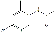 5-ACETYLAMINO-2-CHLORO-4-PICOLINE Struktur