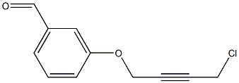 3-(4-CHLORO-BUT-2-YNYLOXY)-BENZALDEHYDE Struktur