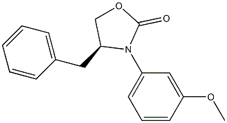 (S)-4-BENZYL-3-(3-METHOXY-PHENYL)OXAZOLIDIN-2-ONE Struktur