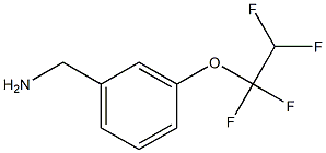 3-(1,1,2,2-TETRAFLUORO-ETHOXY)-BENZYLAMINE Struktur